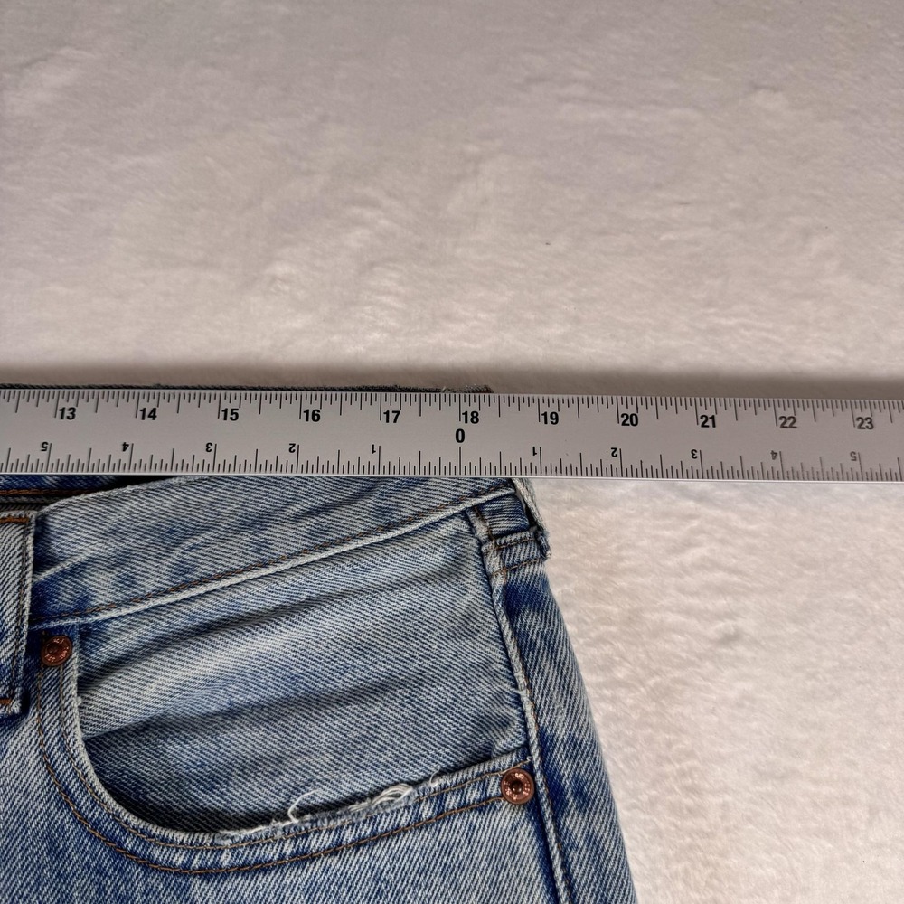 Abercrombie & Fitch Jeans Mens 34x34 Blue Light Wash Ultra Baggy Denim Pants - Picture 3 of 8